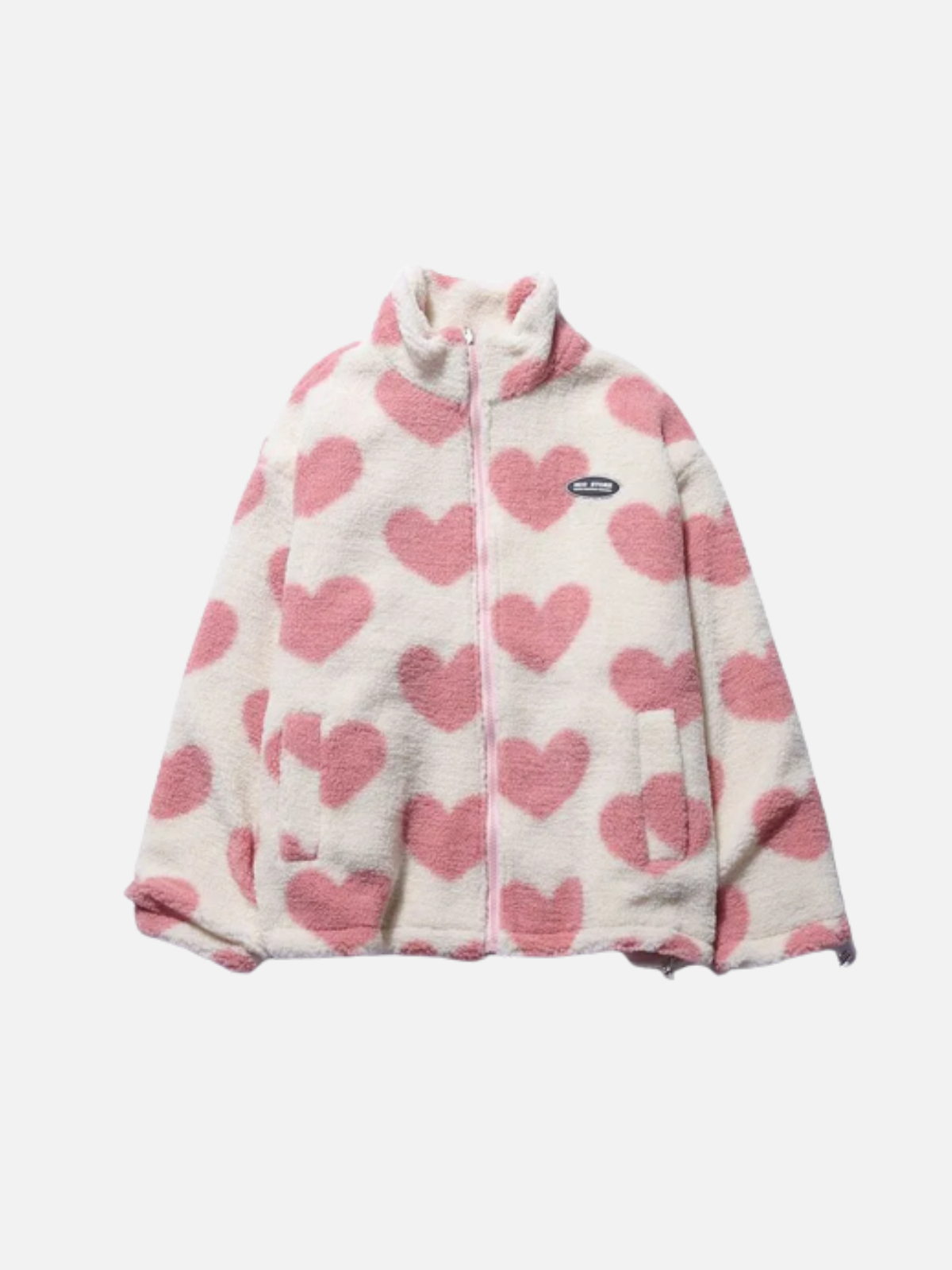 BacioDeluxe™️ | Double Sided Heart Coat - Unieke Collectie