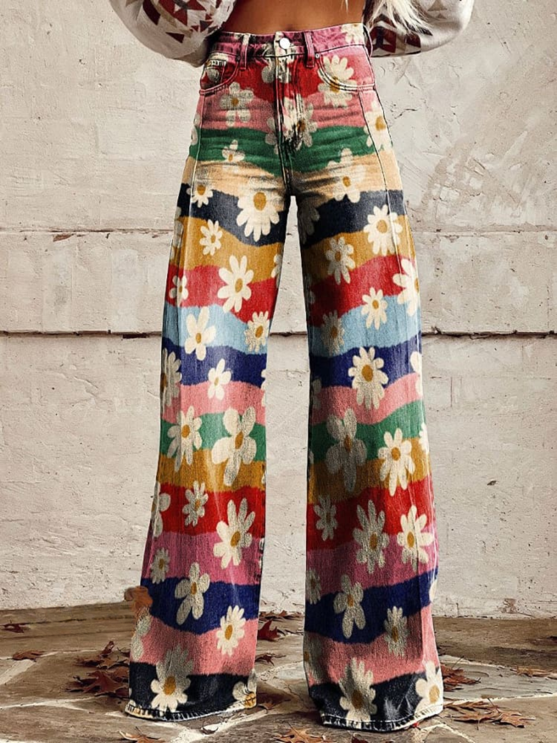 VINICIA | RETRO GEBLOEMDE BROEK