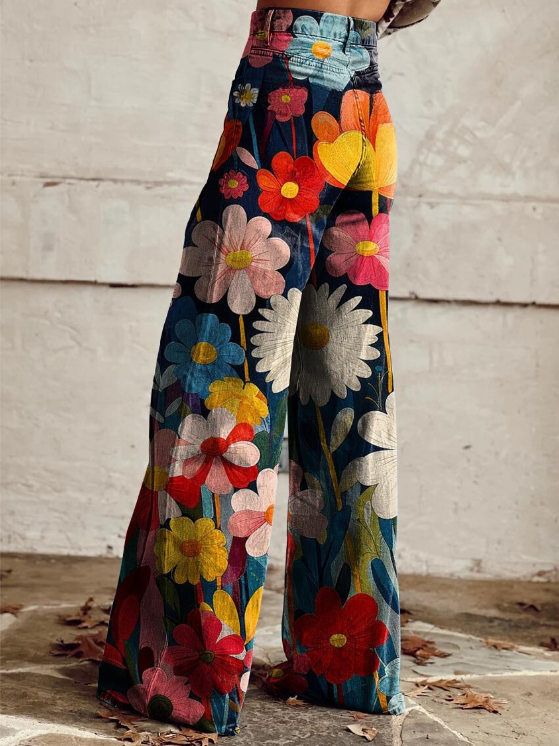 BRENNA | WIJDE GEBLOEMDE BROEK