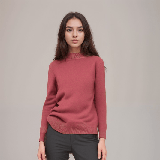 Jeltje - Halfhoge fleece trui voor instant warmte