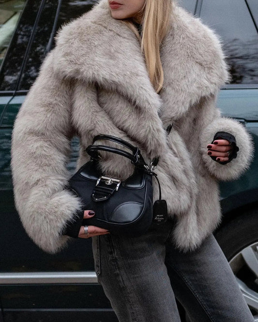 JESSY® | FUR COAT | 50% korting