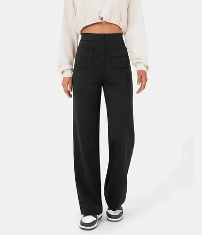 Elsa | Elastische broek met hoge Taille |
