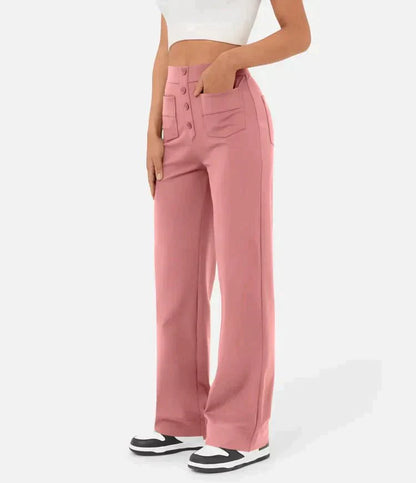Elsa | Elastische broek met hoge Taille |