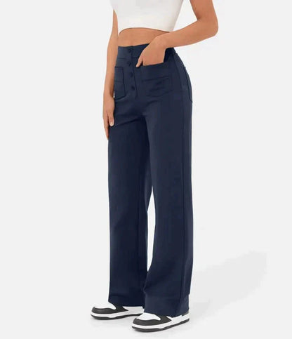 Elsa | Elastische broek met hoge Taille |