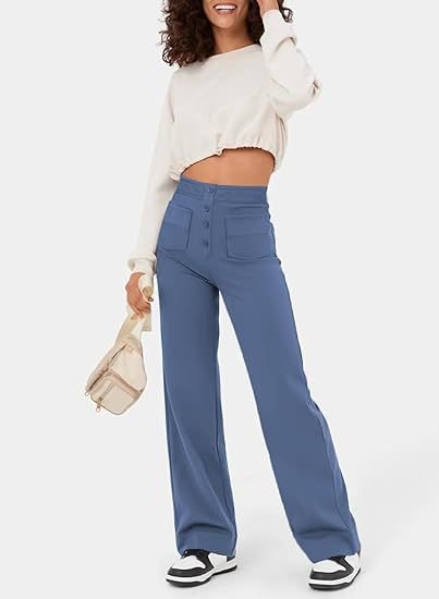 Elsa | Elastische broek met hoge Taille |