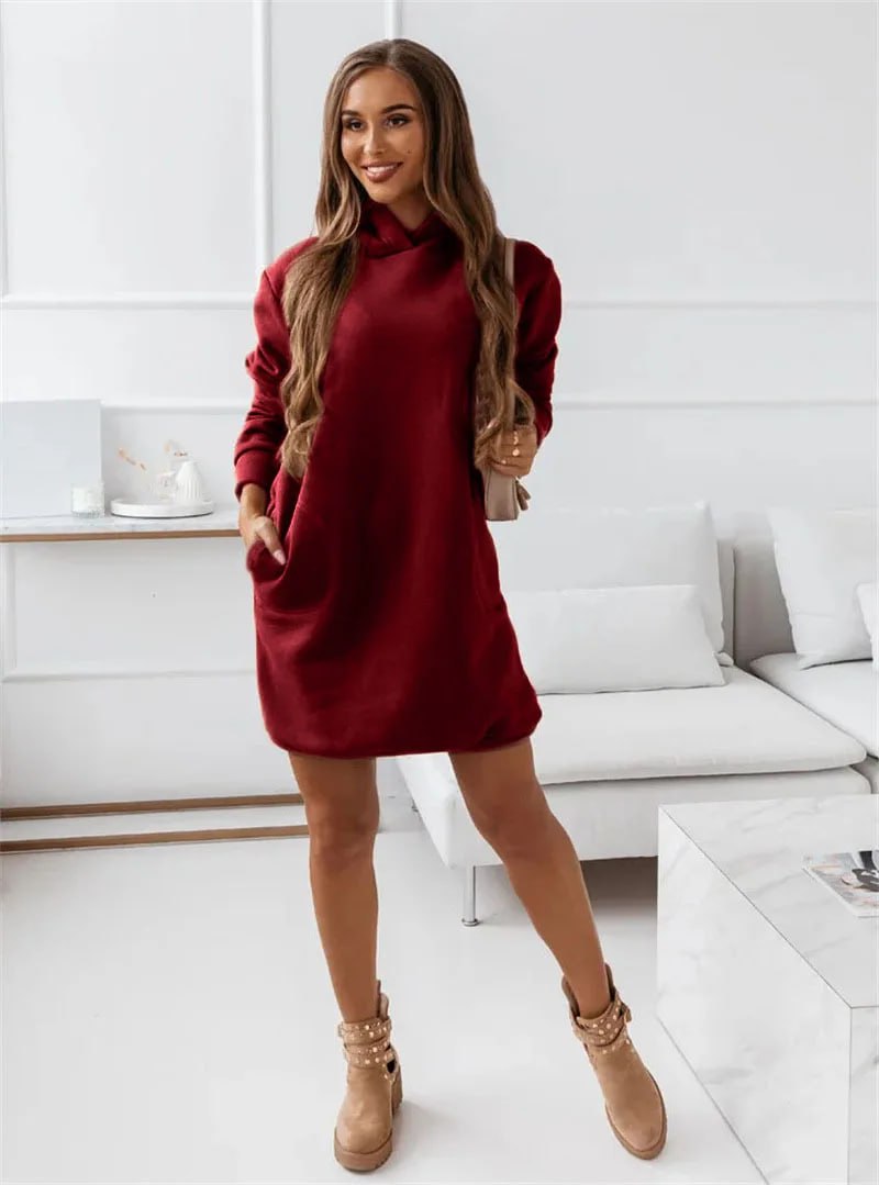 Evi | Stijlvolle jurk met capuchon
