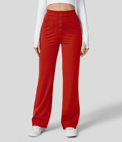 Elsa | Elastische broek met hoge Taille |