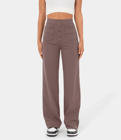 Elsa | Elastische broek met hoge Taille |