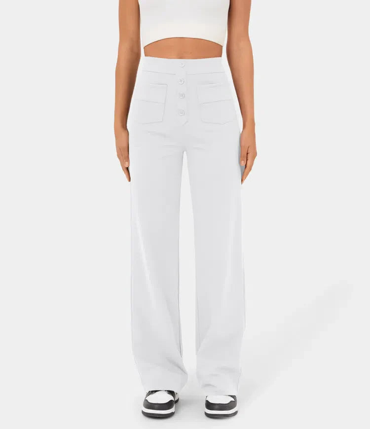 Elsa | Elastische broek met hoge Taille |